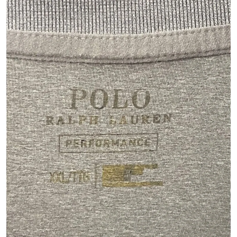 Polo Ralph Lauren Performance‎ Polo Shirt Men's XXL Gray Stretch Golf Preppy